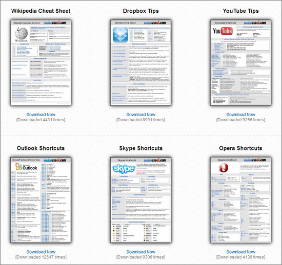 MakeUseOf Cheatsheets